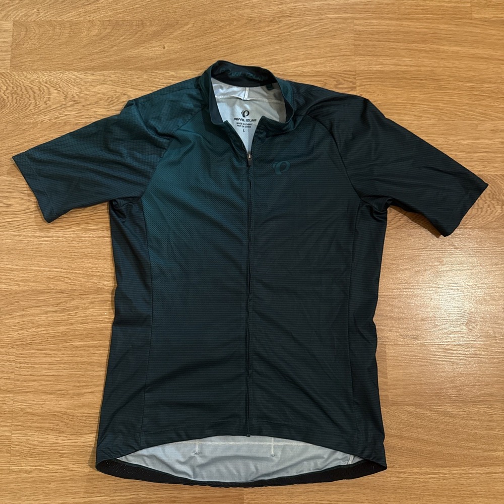 Pearl Izumi Men's Attack Short Sleeve Cycling Jersey Green Size Large Full Zip